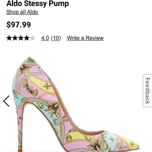 NWB ALDO Multi Color (Stessy) Pumps - Size 9 - Picture 5 of 9